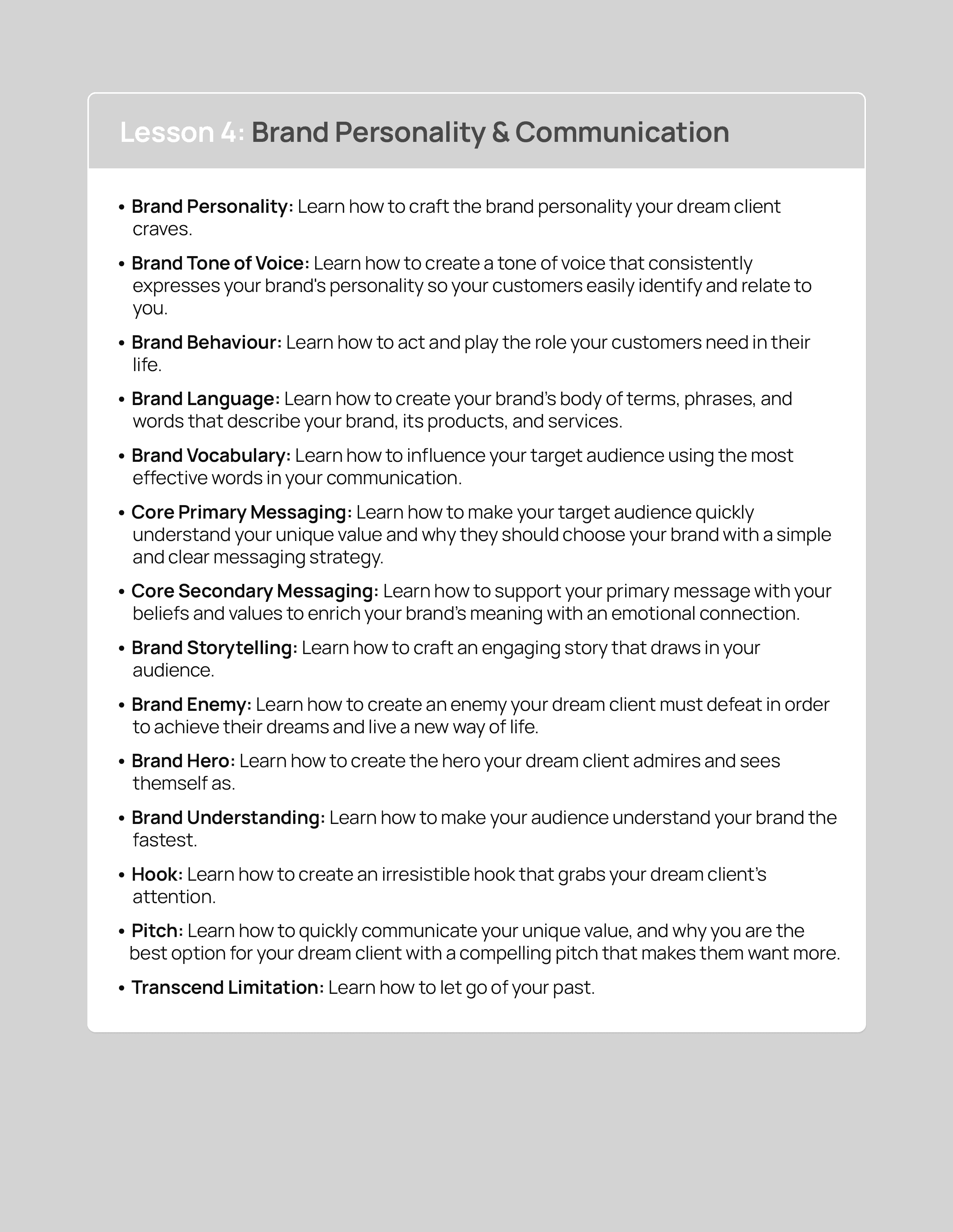BrandPlan - Your Guided Journey - Page 4
