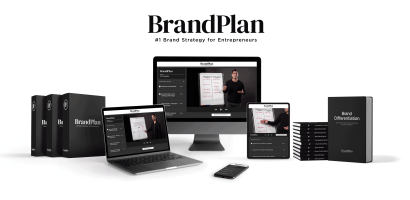 BrandPlan Full Suite Mockup w Logo BrandPlan Full Suite Mockup w Logo