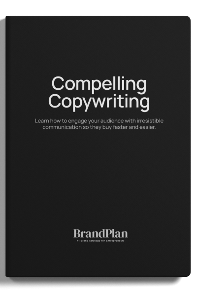 BrandPlan Workbook Mock-up - Compelling Copywriting - Small Crop-min